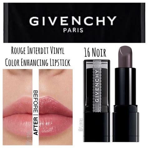 givenchy lipstick that changes color|Givenchy interdit lipstick.